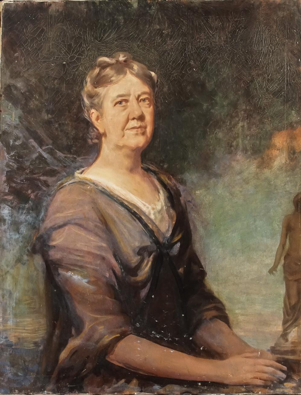 William Cushing Loring comparable auction result: william cushing loring american 1879 1961 portrait of eliza greene metcalf radeke oil on canvas 35 x 27 in 88 9 x 68 6 cm