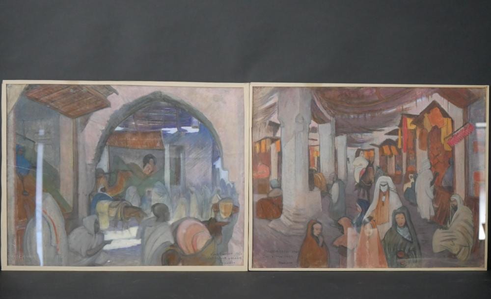 Maurice-Alfred Rodieux comparable auction result: maurice rodieux 1876 1927 crossroads sidi