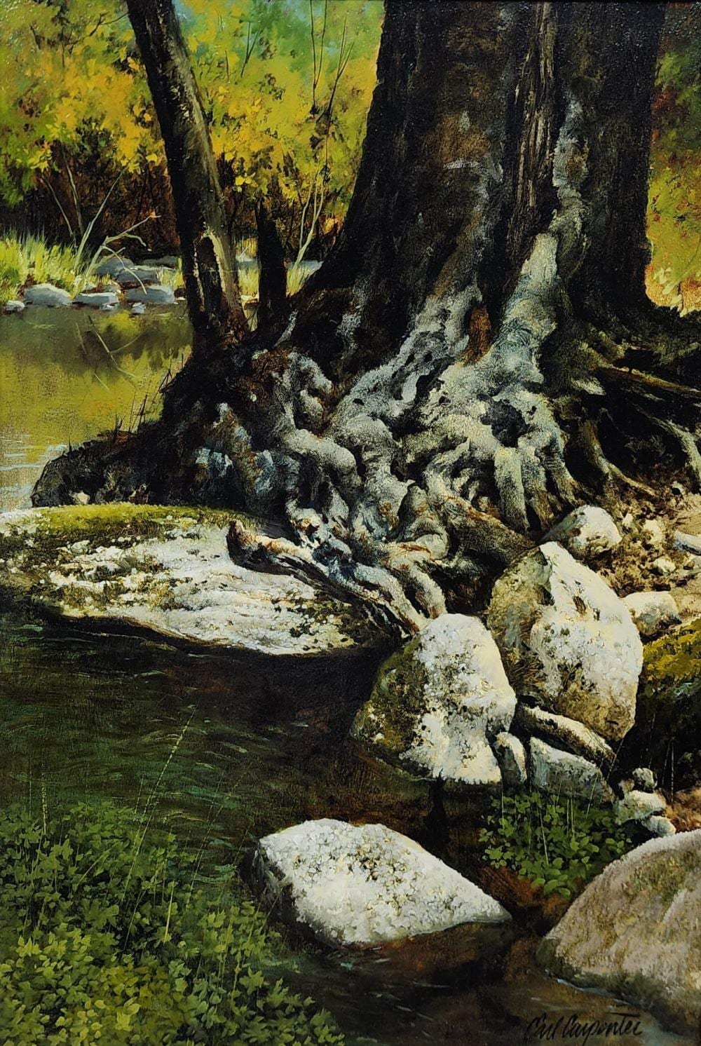Earl L. Carpenter comparable auction result: earl l carpenter b 1931 oil on board