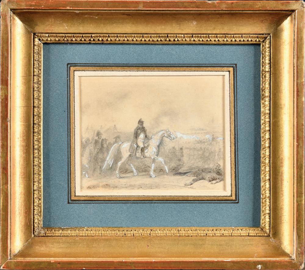 Auguste Raffet comparable auction result: auguste raffet 1804 1860 friedland dessin au crayon et