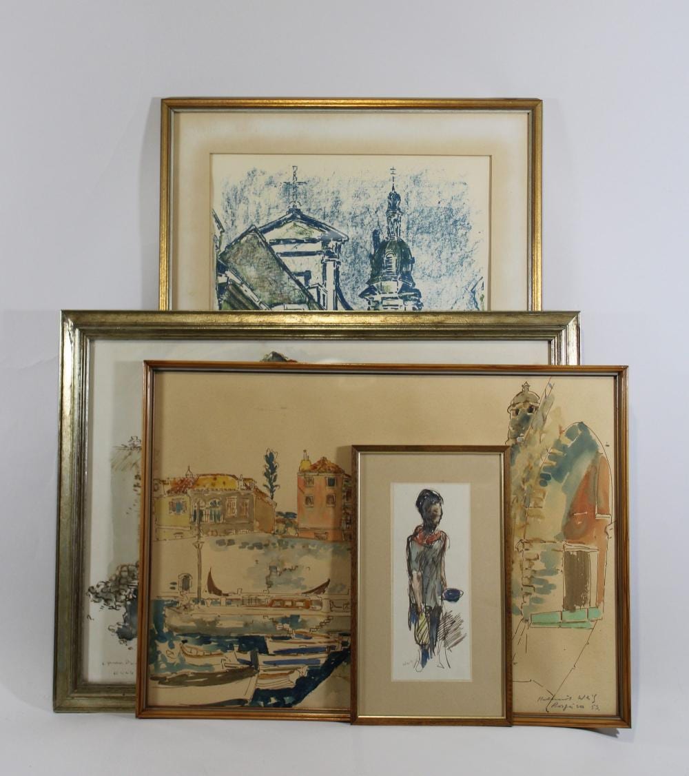 Helmut Weitz comparable auction result: helmut weitz deutsch 1918 1966 konvolut 4 tl 1x mann mit hut