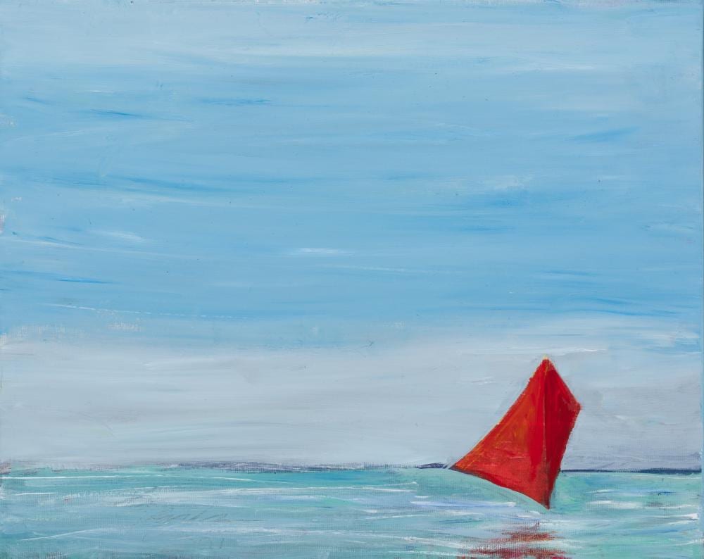 Kevin Doyle comparable auction result: kevin doyle am b 1942 cape cod 2021 oil on canvas unframed 16 x 20 actual