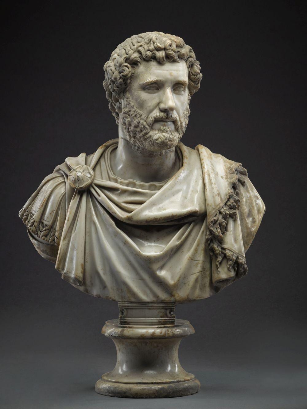 A Roman Marble Portrait Bust of Emperor Antoninus Pius, circa A.D. 140 comparable sale