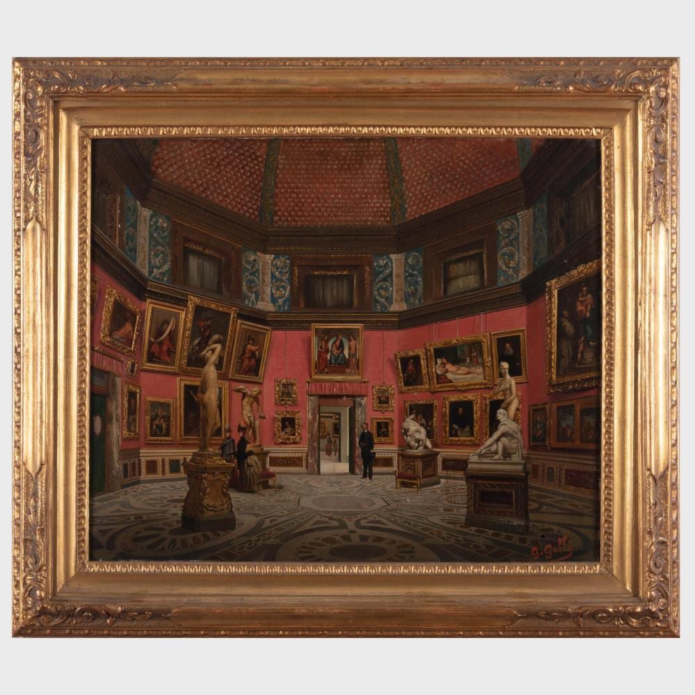 Giuseppe (1866) Galli comparable auction result: giuseppe galli 1866 1946 art museum interior