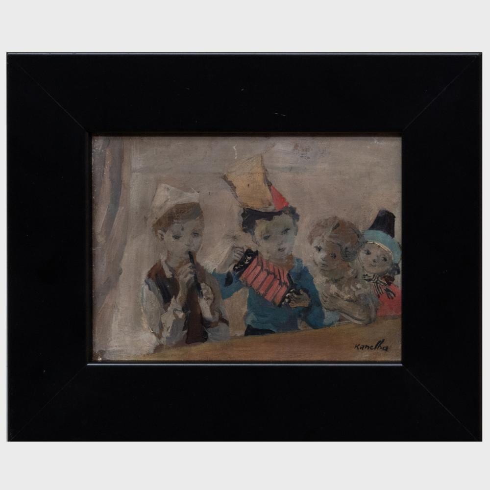 Rajmund Kanelba comparable auction result: rajmund kanelba 1897 1960 study for children s party
