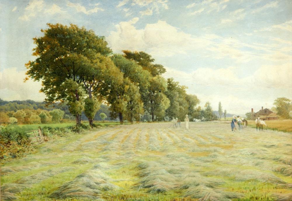 Peter Ghent comparable auction result: peter ghent 1857 1911 haymaking