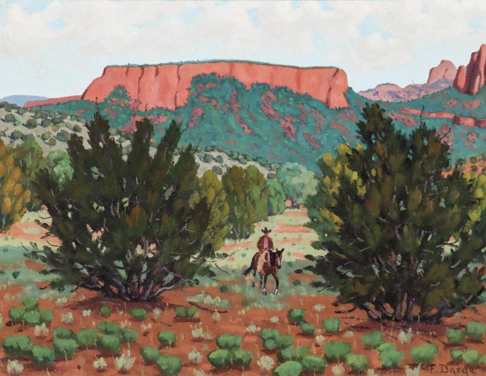 Fred Darge comparable auction result: fred darge 1900 1978 oil on artist s board