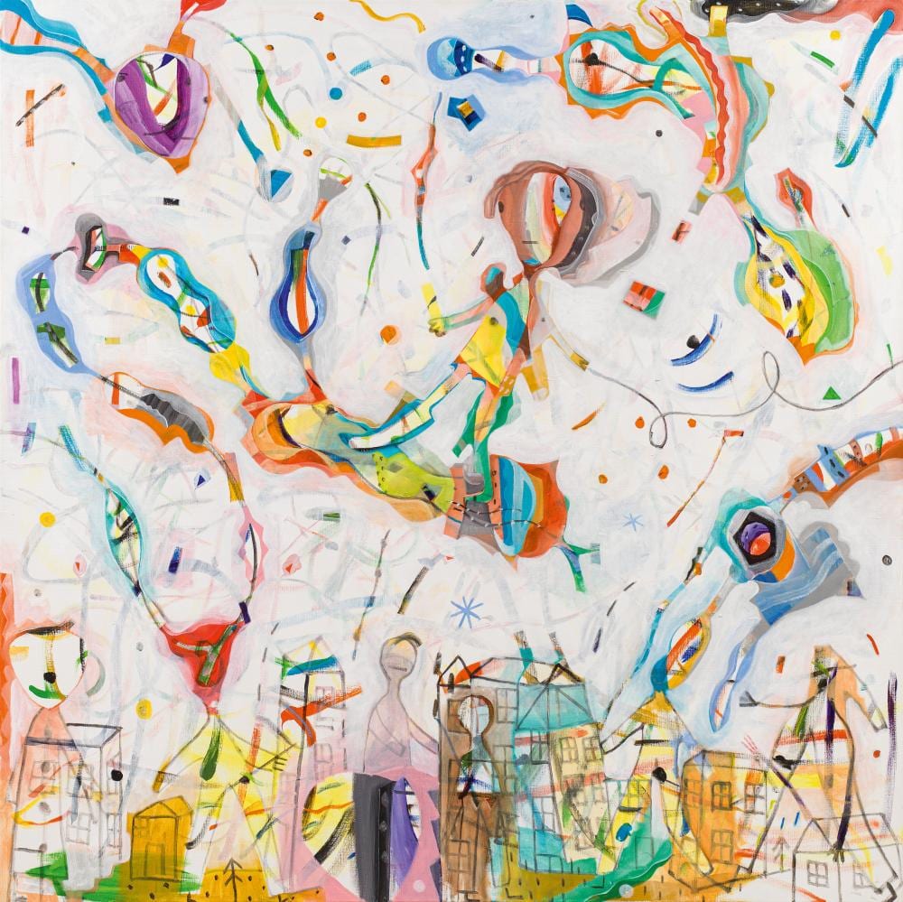 Anselm Glück comparable auction result: anselm gl ck urbaner schamanismus