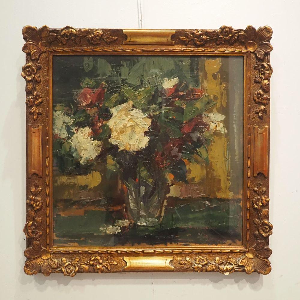 edmond de meulenaere 1884 1963 huile sur panneau contreplaqu travail au pinceau et au couteau · Salle de Ventes Saint-Job · 2022-12-05 Edmond de Meulenaere comparable auction result: edmond de meulenaere 1884 1963 huile sur panneau contreplaqu travail au pinceau et au couteau