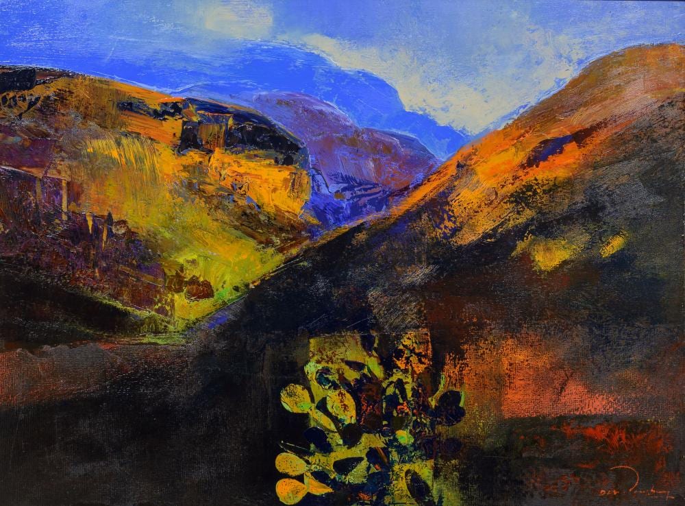 Derric van Rensburg comparable auction result: derric van rensburg sa born 1952 oil mountain landscape signed 88 x 118