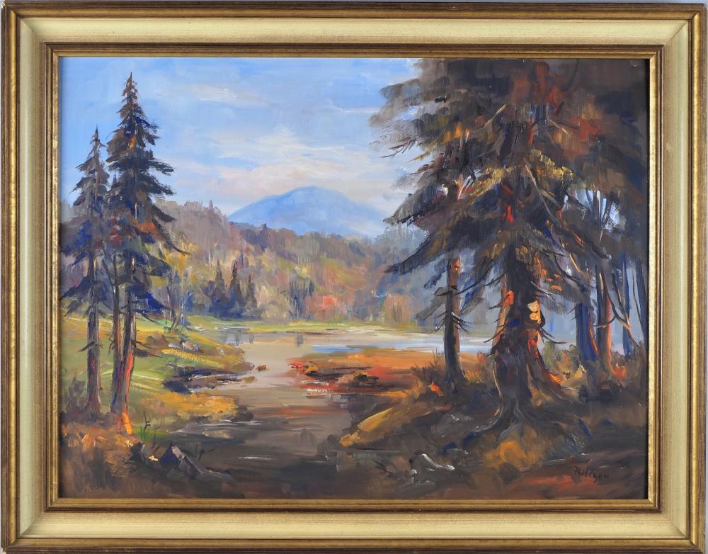 Julius Kibiger comparable auction result: julius kibiger 1903 feldberg 1983 m llheim landscape in autumn