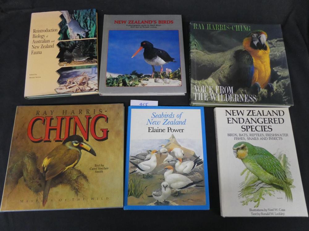 Raymond Ching comparable auction result: raymond ching and birds of new zealand