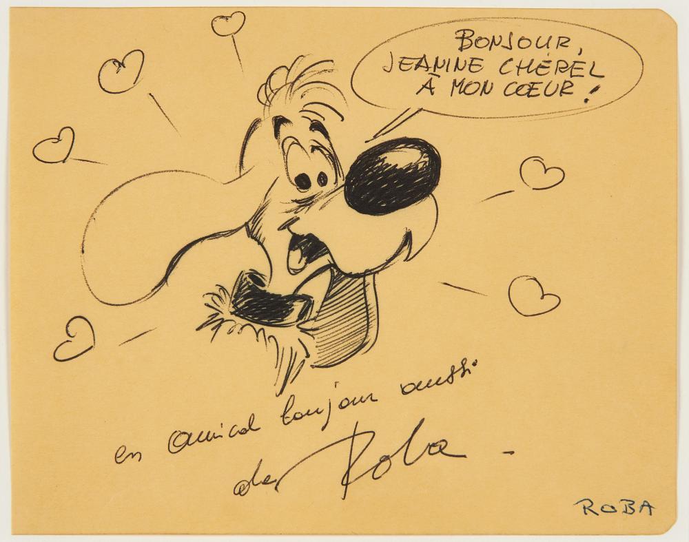 Jean Roba comparable auction result: jean roba 1930 2006 a mon coeur