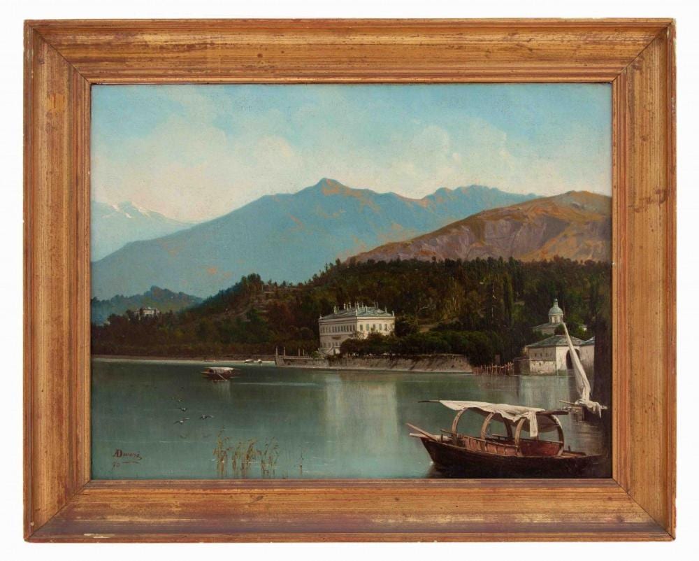 Achille Dovera comparable auction result: achille dovera villa melzi lake como