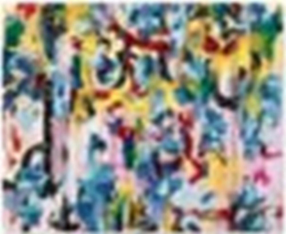 Suling Wang comparable auction result: suling wang b 1968 untitled oil and acrylic on canvas 78 3 4 x 96 in