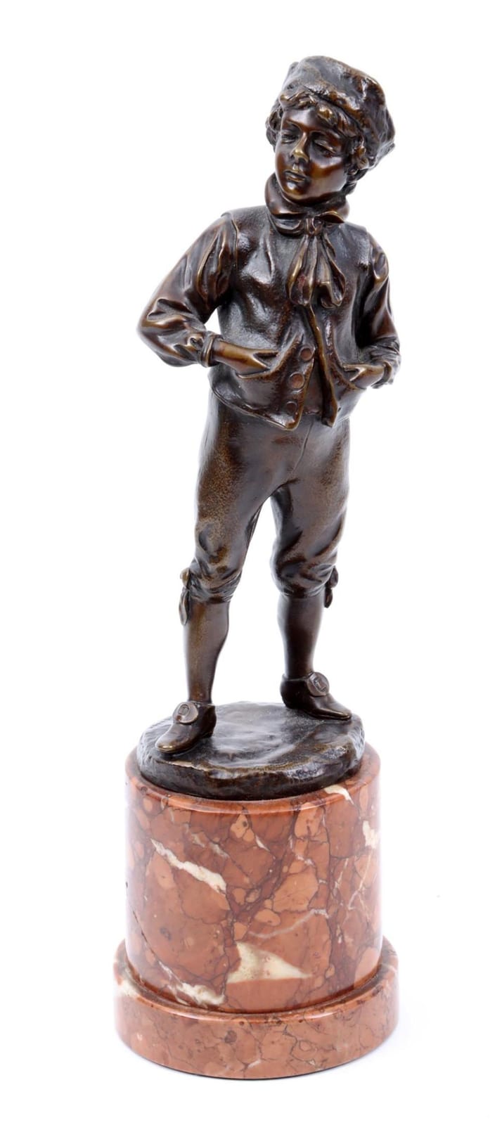 Max Lindenberg comparable auction result: max lindenberg 1873 1910 bronze sculpture of a boy resti