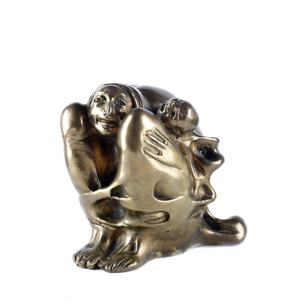 Salvatore Cipolla comparable auction result: salvatore cipolla mirabella imbaccari 1933 sesto fiorentino 2006 madre e figlio