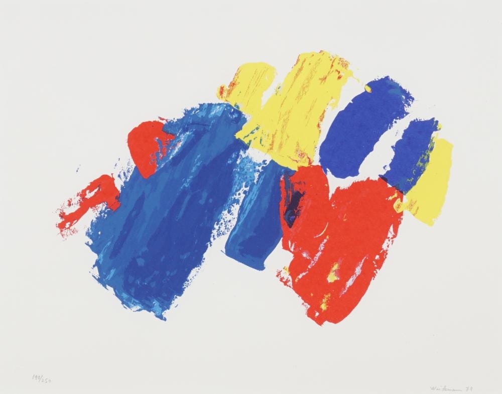 Jakob Weidemann comparable auction result: jakob weidemann komposisjon 1979