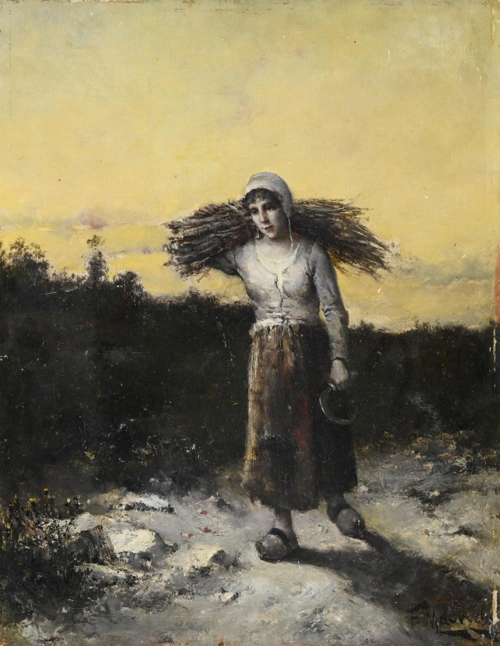 François Maury comparable auction result: oil painting by fran ois maury
