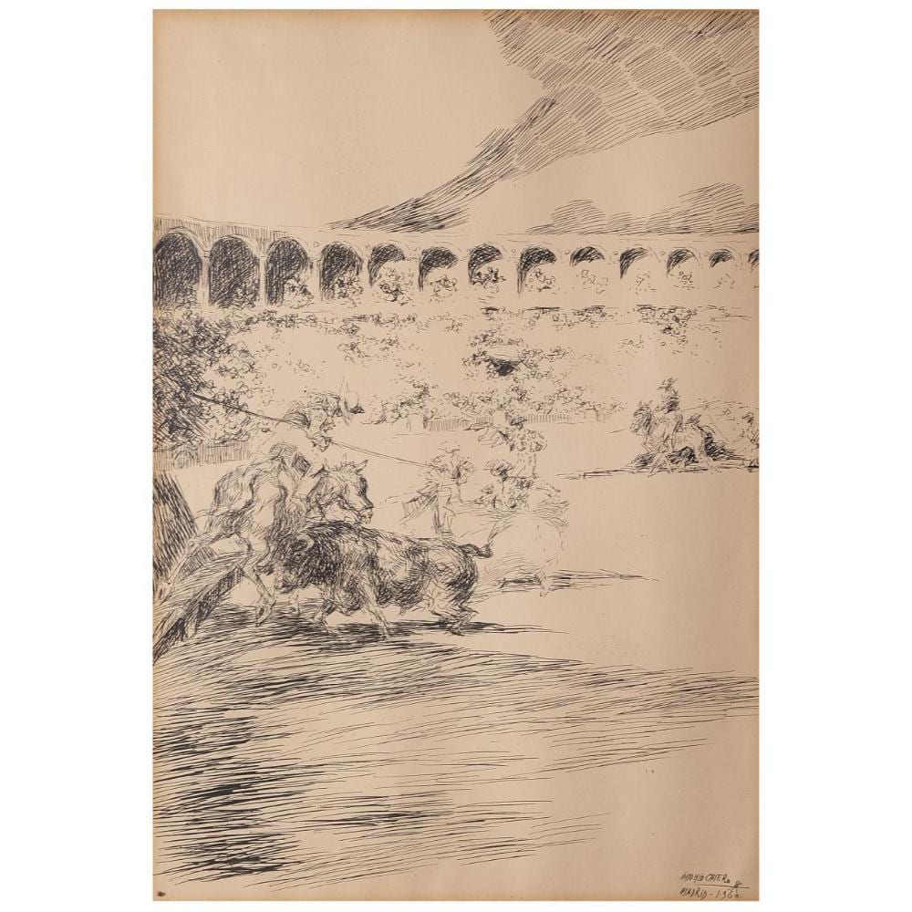 Antonio Casero Sanz comparable auction result: corrida de toros