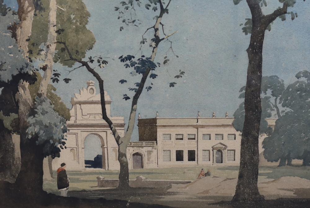 Bertram Nicholls comparable auction result: bertram nicholls british 1883 1974 the palace of the seven ah s watercolour on paper 37 x 55cm