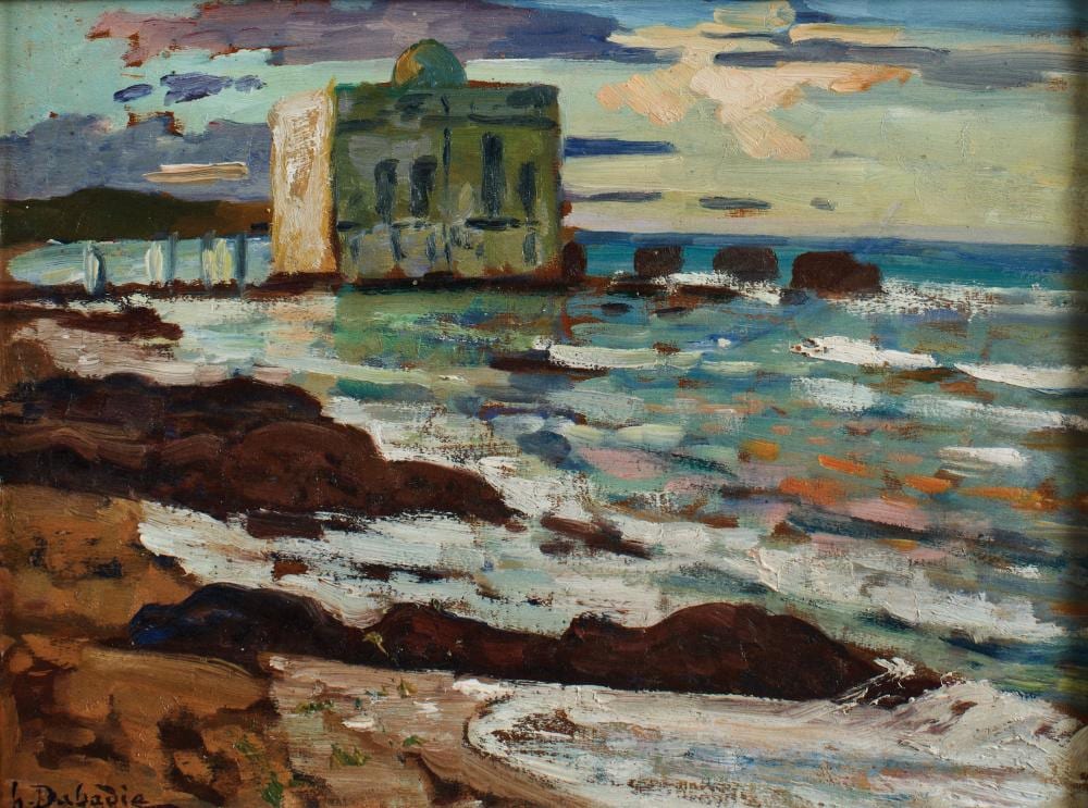 Henri Célestin Louis Dabadie comparable auction result: henri dabadie pau 1867 saint mand 1949 the old pavilion of the bey