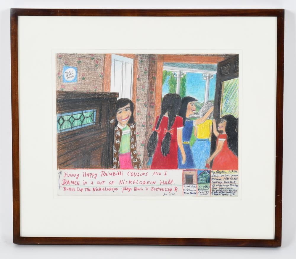 Gayleen Aiken comparable auction result: gayleen aiken 1934 2005 mixed media