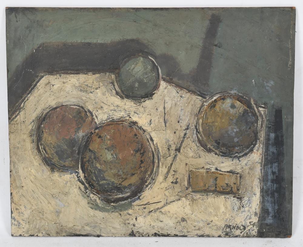 C. Graham Arnold comparable auction result: graham arnold born 1932 oil on board
