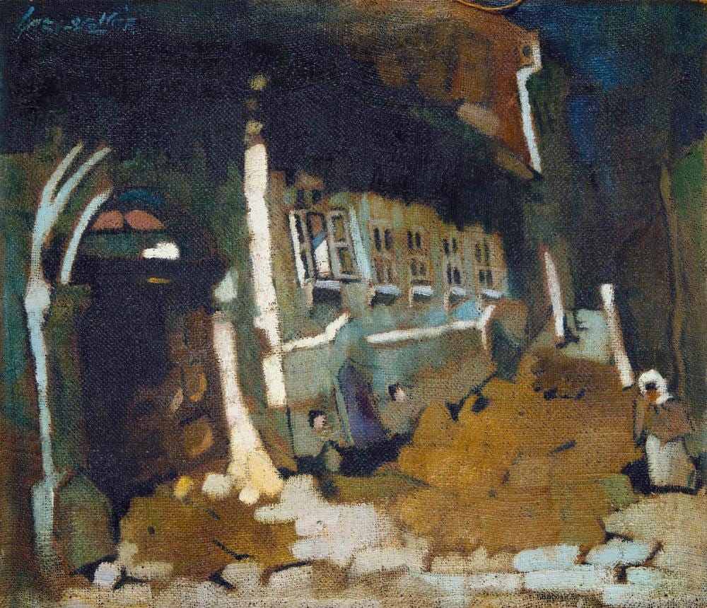 oszk r nagy 1883 1965 street in baia sprie · Virág Judit Gallery · 2022-12-19 Oszkár Nagy comparable auction result: oszk r nagy 1883 1965 street in baia sprie