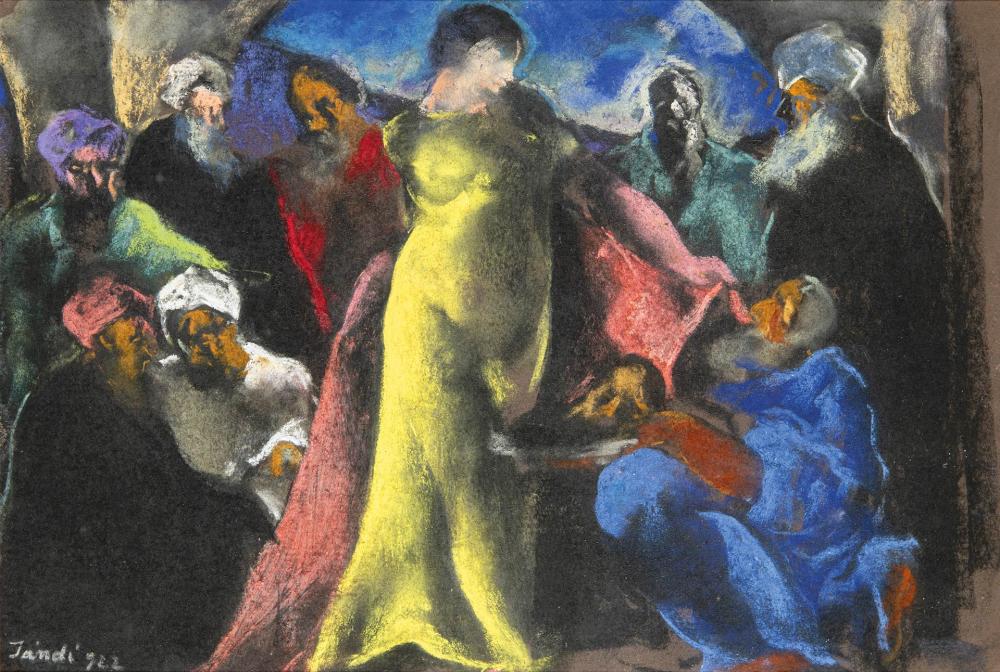 Dávid Jándi comparable auction result: d vid j ndi 1893 1944 judith and holofernes 1922