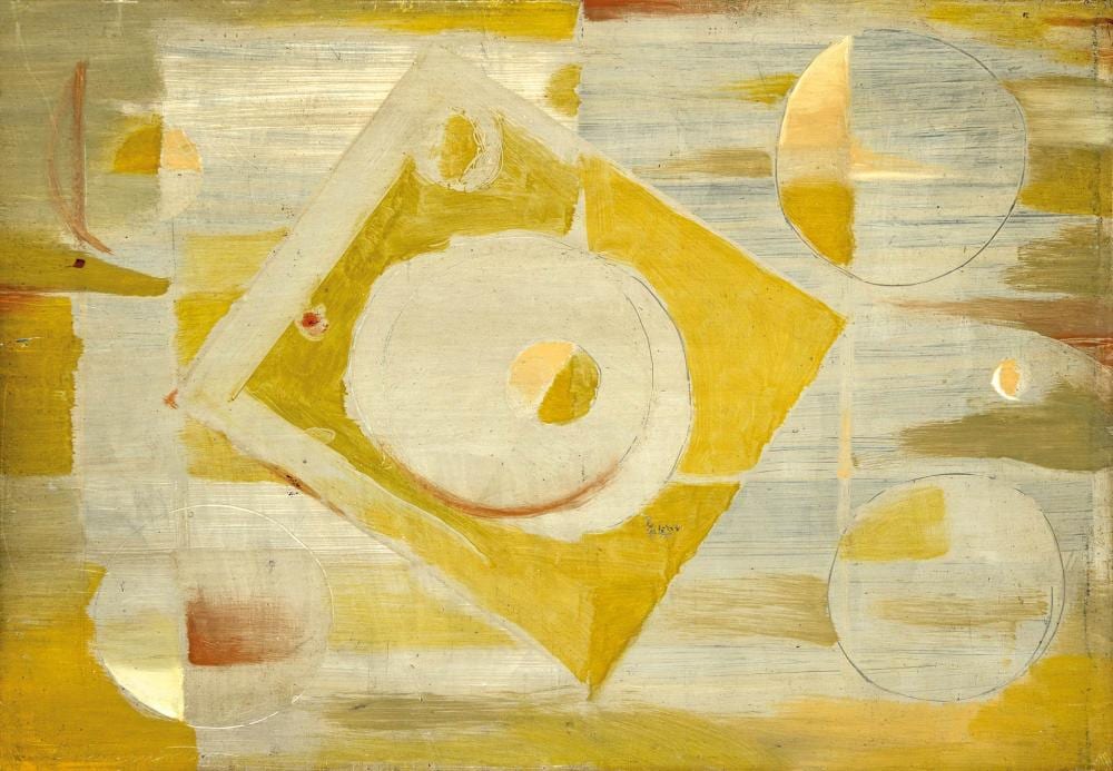 Tihamér Gyarmathy comparable auction result: tiham r gyarmathy 1915 2005 cosmic circles 1949