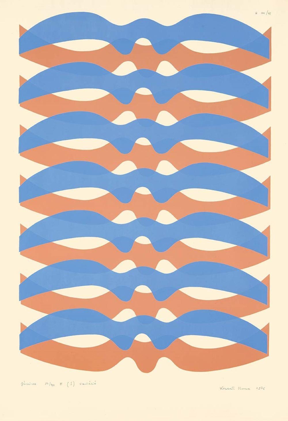 Ilona Keserü comparable auction result: ilona keser 1933 june variation e 1976