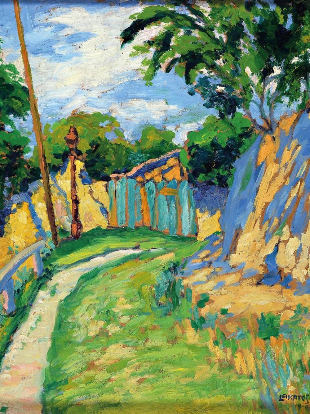 Artúr Lakatos comparable auction result: art r lakatos 1880 1968 hungarian painter path to a