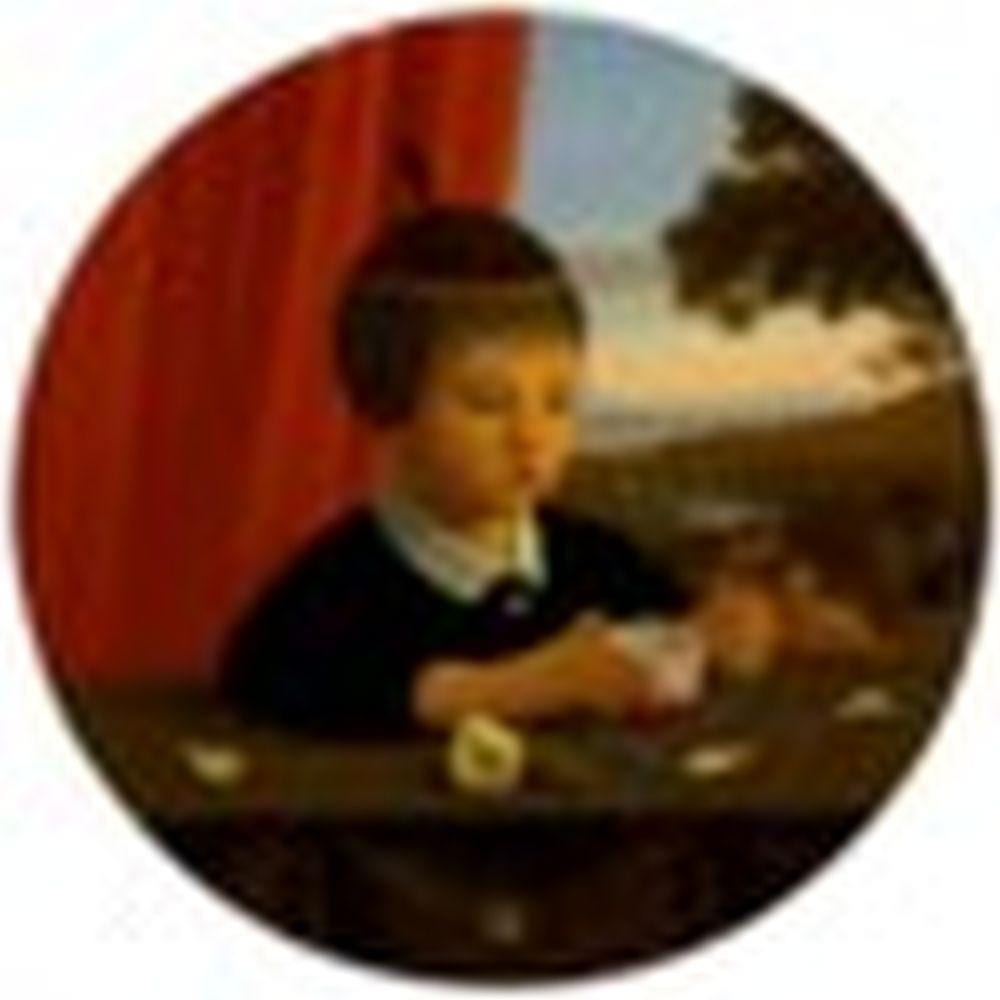 Mitsuru Watanabe comparable auction result: mitsuru watanabe b 1953 naoko with ice cream oil on canvas laid on panel