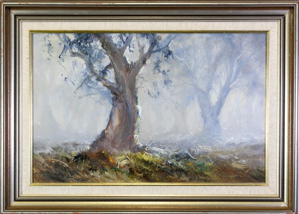 terry gleeson 1934 1976 gums in the morning mist · Gibson's · 2022-12-14 Terry Gleeson comparable auction result: terry gleeson 1934 1976 gums in the morning mist