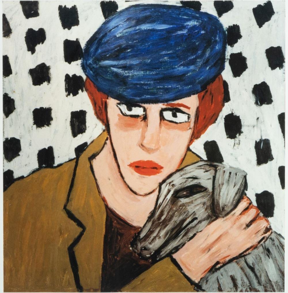Charlotte Mutsaers comparable auction result: charlotte mutsaers 1942 vrouw en hond