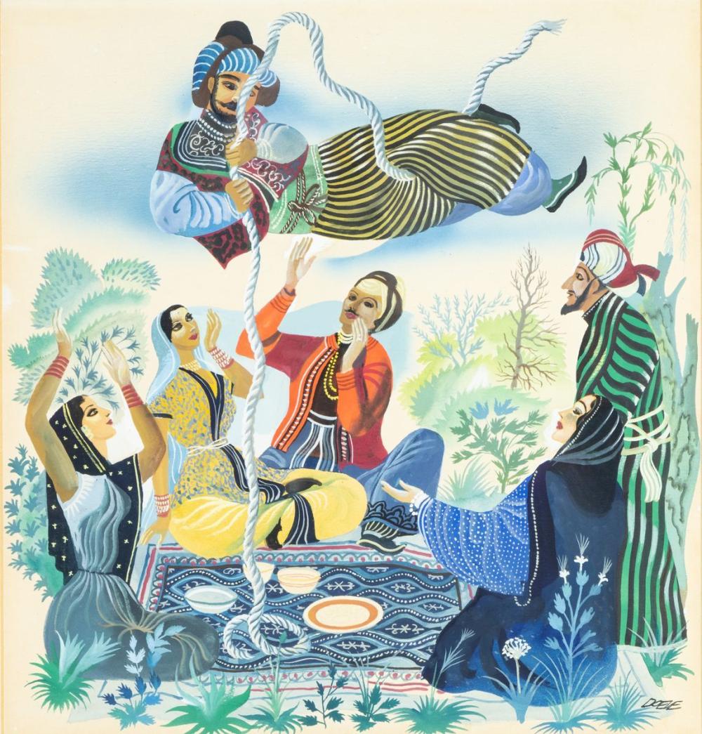 Eppo Doeve comparable auction result: eppo doeve 1907 1981 de touw truuk van een fakir