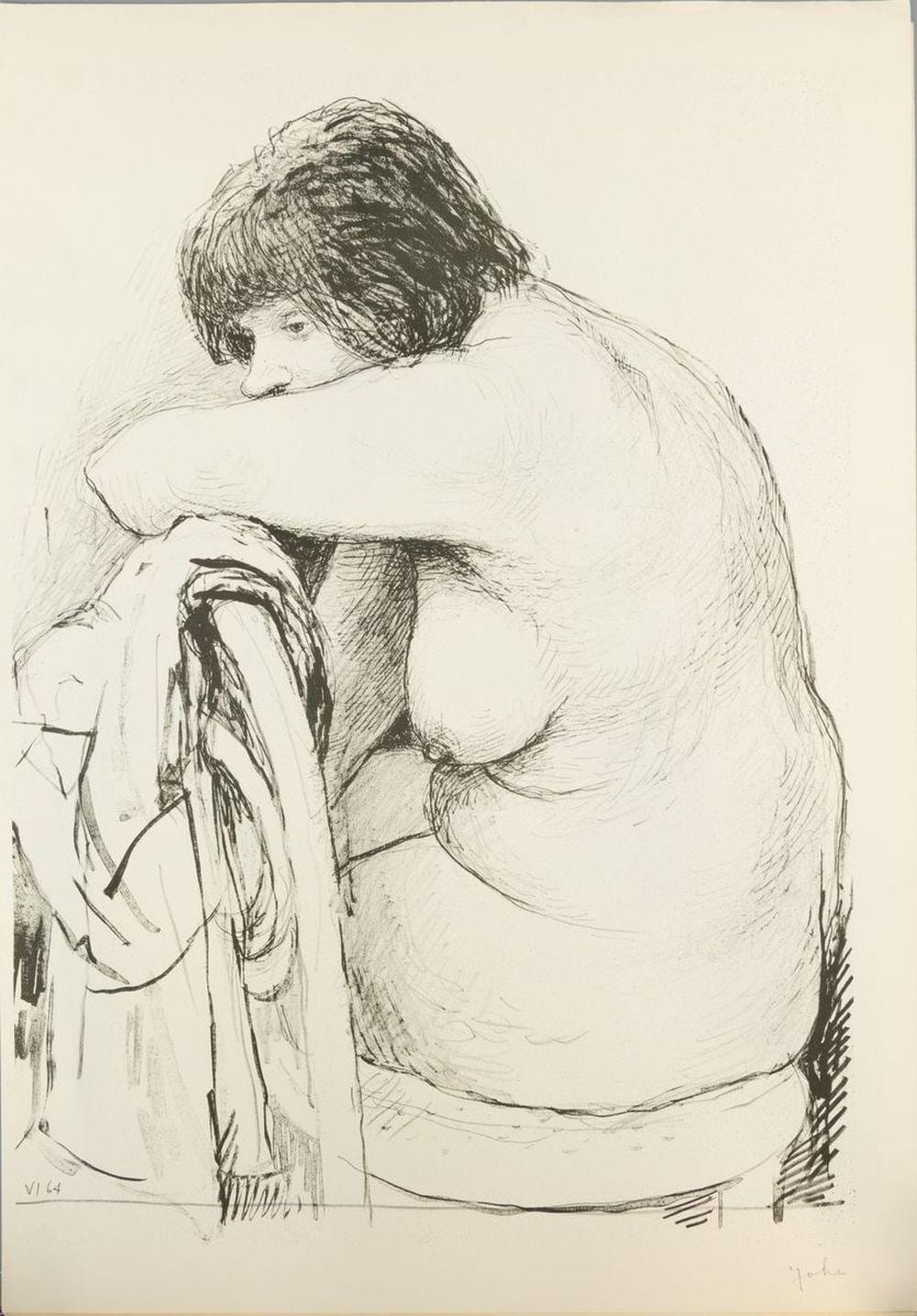 Aat Veldhoen comparable auction result: aat veldhoen 1934 2018 joke marijke nettie en slapende vrouw