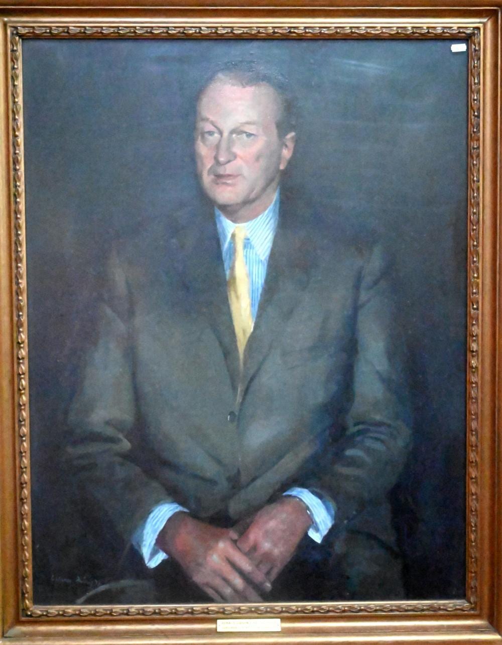William Dring comparable auction result: william dring 1904 99 portrait of sir ronald gibson chairman of bma c