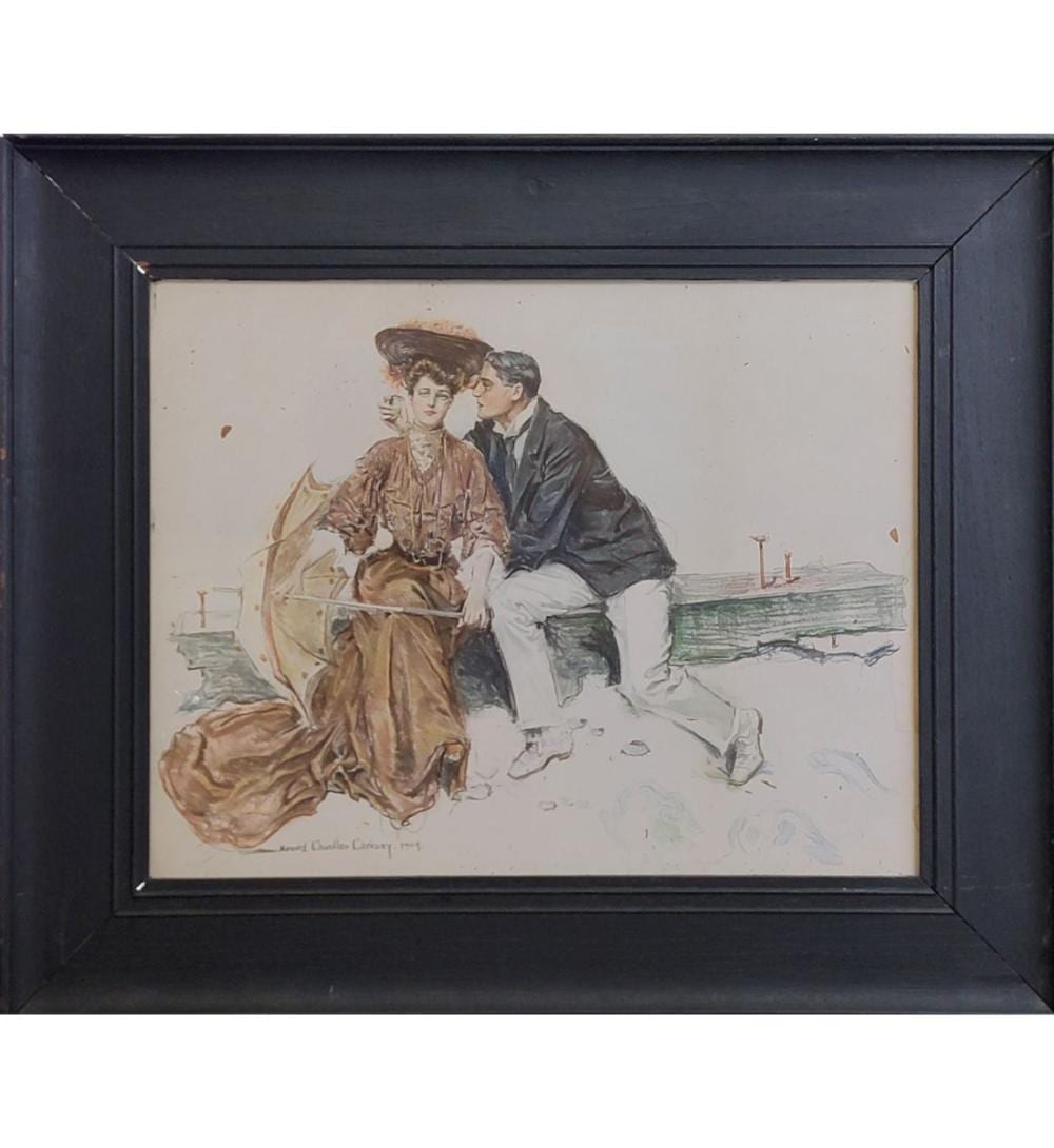 AMERICAN-HOWARD CHANDLER CHRISTY 1872-1952 COLORED LITHOGRAPH sold by RB Fine Arts, lot 8 — auction record photograph
