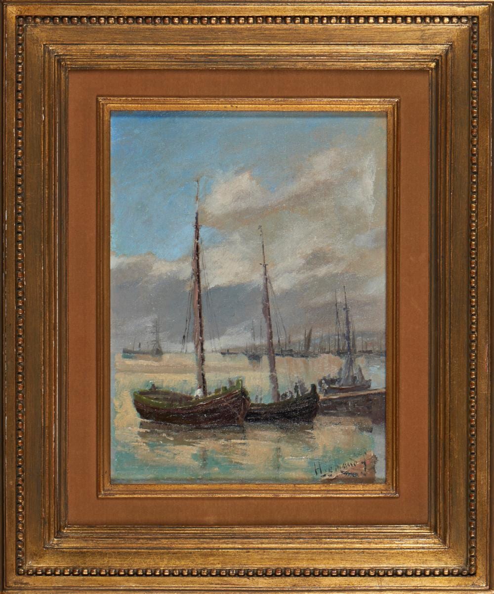 higino mendon a marinha com barcos leo s tela · Palácio do Correio Velho · 2022-12-14 António Higino de Magalhaes Mendonça comparable auction result: higino mendon a marinha com barcos leo s tela