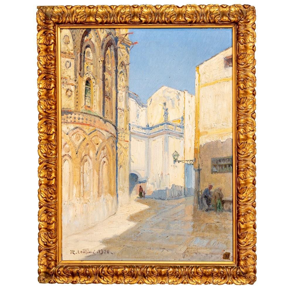 Rocco Lentini comparable auction result: rocco lentini olio su tela