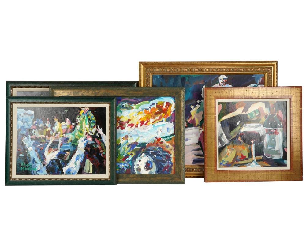james mouton 1925 2011 five works · Abell Auction · 2022-12-15 James Mouton comparable auction result: james mouton 1925 2011 five works