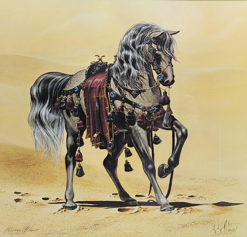Hermon Adams comparable auction result: hermon adams signed limited edition serigraph on paper