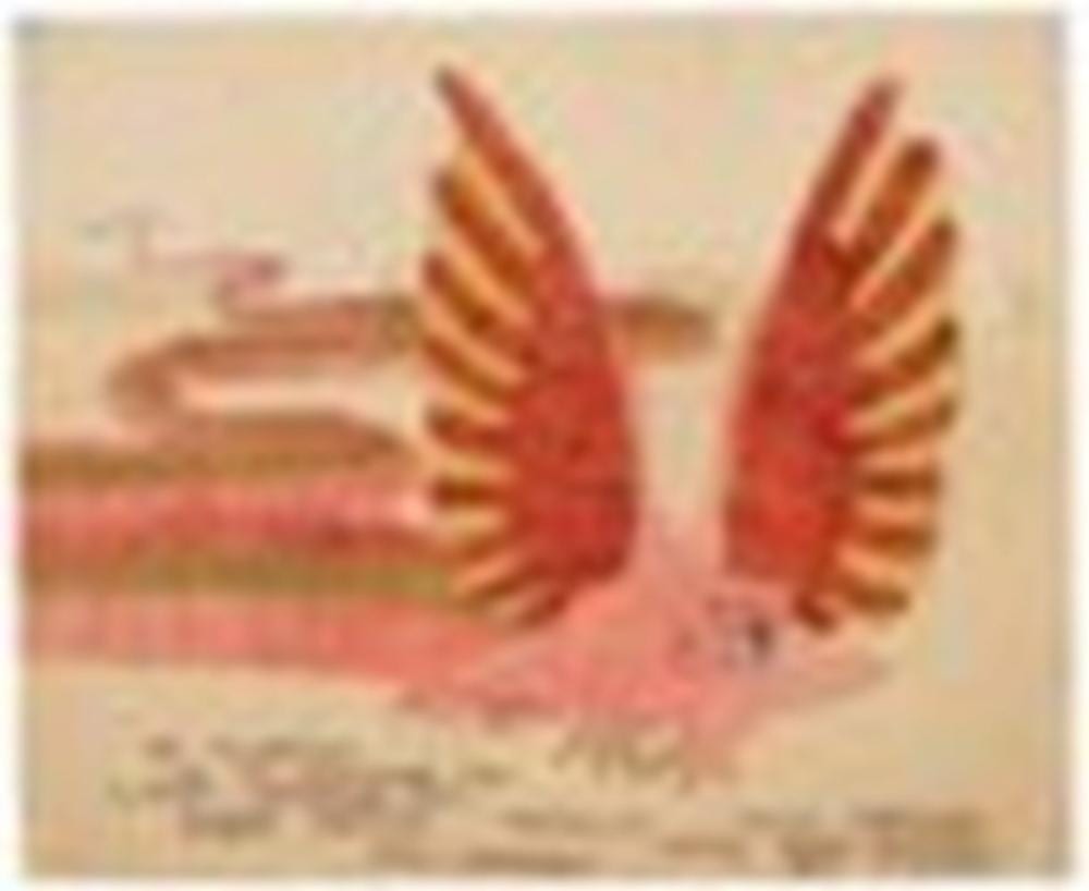 henry darger 1892 1973 eagle headed blengin graphite carbon transfer and · Christie's · 2023-01-18 Henry Darger comparable auction result: henry darger 1892 1973 eagle headed blengin graphite carbon transfer and
