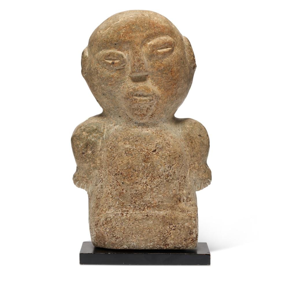raymond coins 1904 1998 untitled figure carved stone 17 3 4 in high 1 · Christie's · 2023-01-18 Raymond Coins comparable auction result: raymond coins 1904 1998 untitled figure carved stone 17 3 4 in high 1