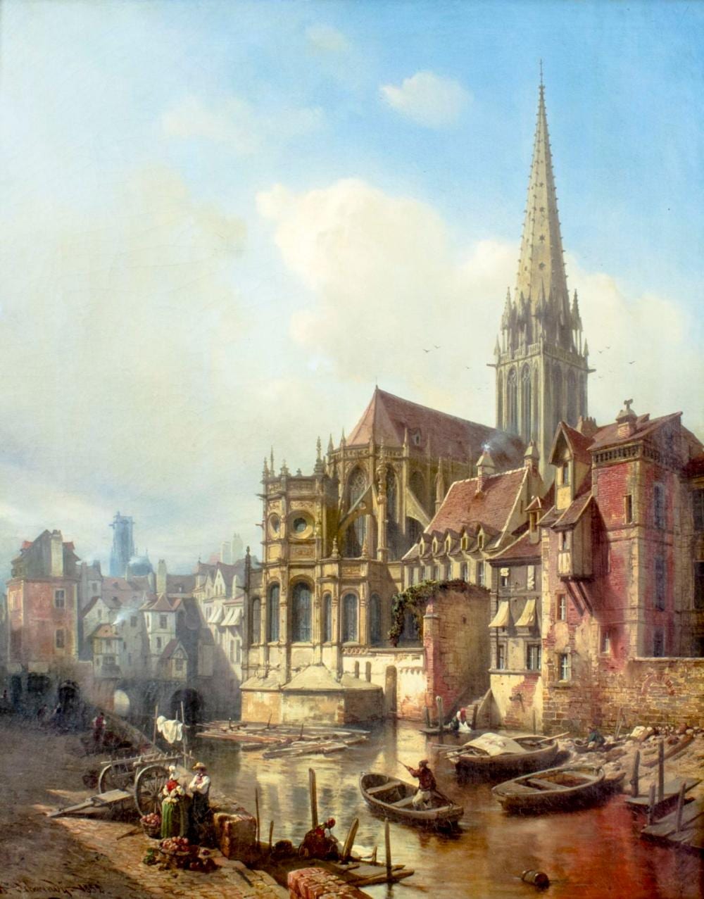 Albert Schwendy comparable auction result: albert schwendy german 1820 1902 oil painting antique