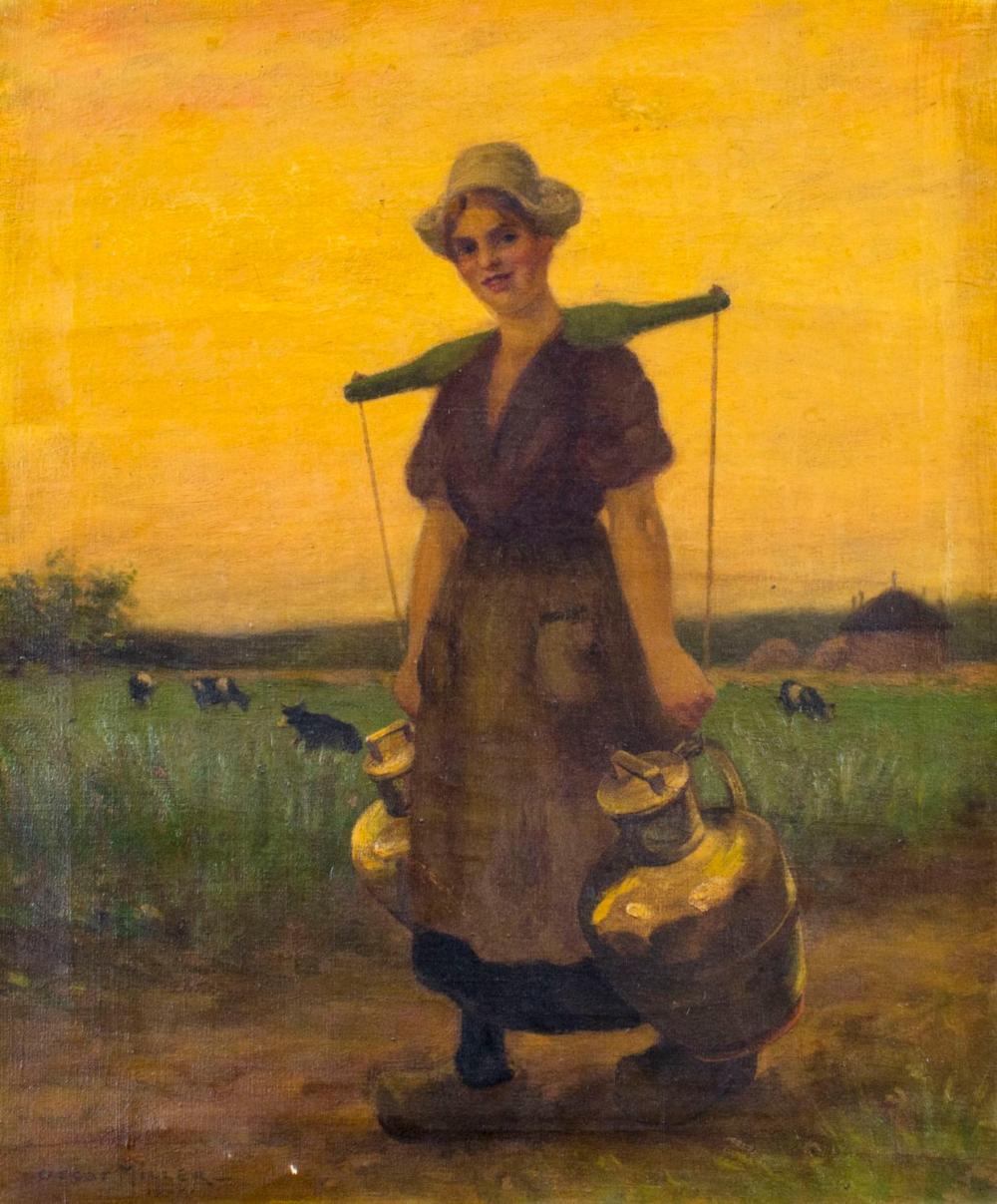 oscar miller ri 1867 1921 oil painting antique · Broward Auction Gallery LLC · 2023-02-12 Oscar Miller comparable auction result: oscar miller ri 1867 1921 oil painting antique