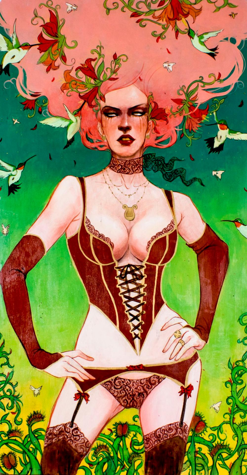 sylvia ji california born 1982 acrylic painting · Broward Auction Gallery LLC · 2023-02-12 Sylvia Ji comparable auction result: sylvia ji california born 1982 acrylic painting