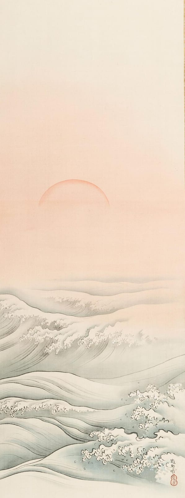 hashimoto gaho 1835 1908 rising sun over the ocean · Galerie Zacke · 2023-01-20 Hashimoto Gaho comparable auction result: hashimoto gaho 1835 1908 rising sun over the ocean